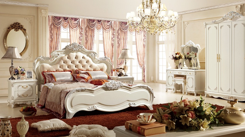 Phòng ngủ quý tộc cổ điển 